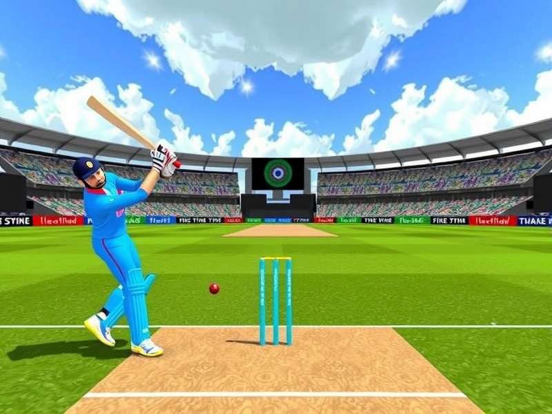 Cricket Pride Of India Gameplay Screenshot